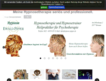 Tablet Screenshot of hypnose-pipper.de
